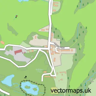 Street map sample of Mount Melville, Fife