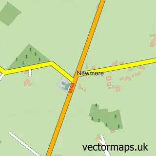 Street map sample of Mulbuie, Ross and Cromarty