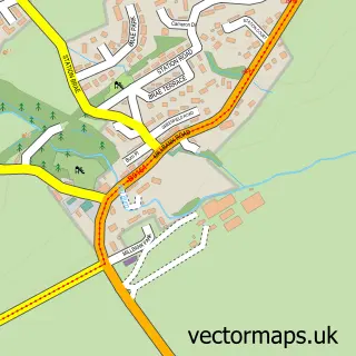 Street map sample of Munlochy, Ross and Cromarty
