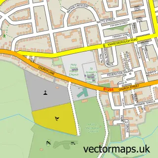 Street map sample of Murton, Durham