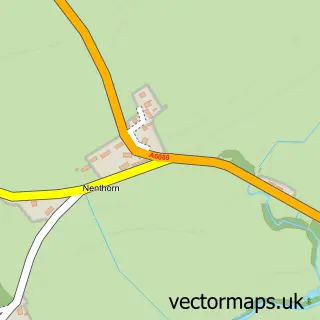 Street map sample of Nenthorn, Roxburgh, Ettrick and Lauderdale