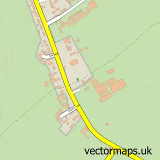 Street map sample of Newbiggin, Cumbria