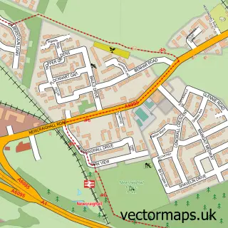Street map sample of Newcraighall, City of Edinburgh