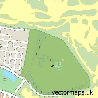 Street map sample of Newlands, Essex