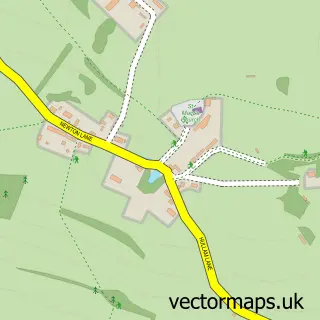 Street map sample of Newton Valence, Hampshire