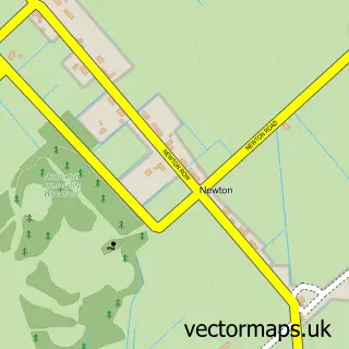 Street map sample of Newton, Caithness