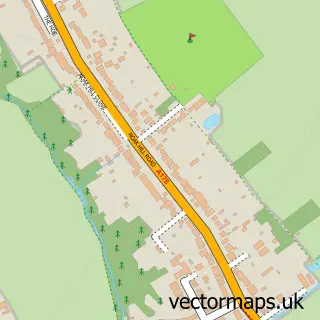 Street map sample of Noak Hill, Essex