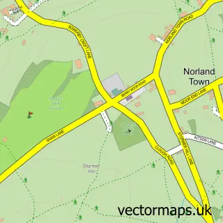 Street map sample of Norland, West Yorkshire