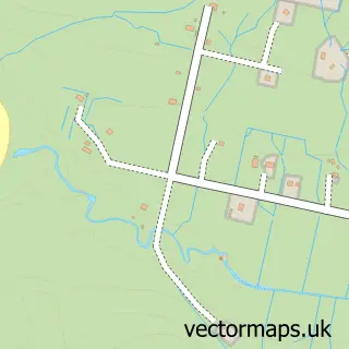 Street map sample of North Erradale, Ross and Cromarty