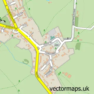 Street map sample of North Marston, Buckinghamshire