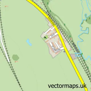 Street map sample of Norton Bridge, Staffordshire