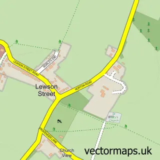 Street map sample of Norton, Kent