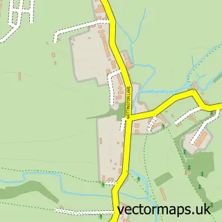 Street map sample of Nottington, Dorset