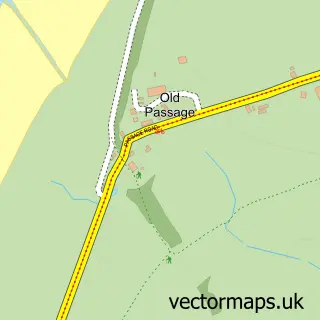 Street map sample of Old Passage, Gloucestershire