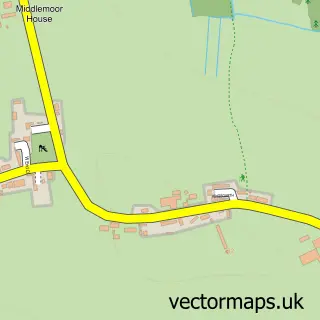 Street map sample of Oulton, Cumbria