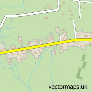 Street map sample of Pabail Uarach, Western Isles