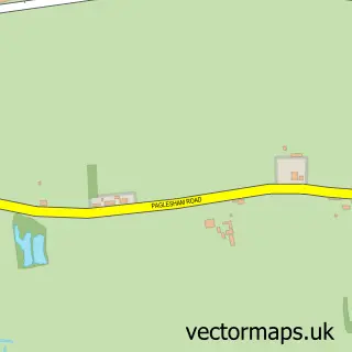 Street map sample of Paglesham East End, Essex
