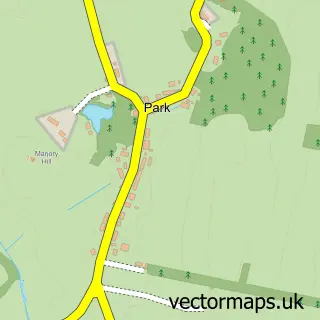 Street map sample of Park, Dumfries