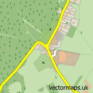 Street map sample of Penn Street, Buckinghamshire