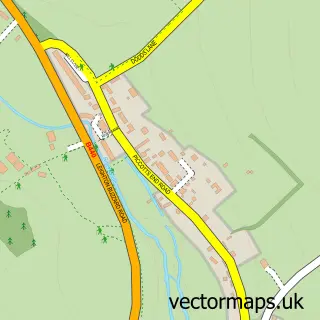 Street map sample of Piccotts End, Hertfordshire