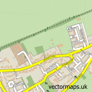 Street map sample of Picket Piece, Hampshire