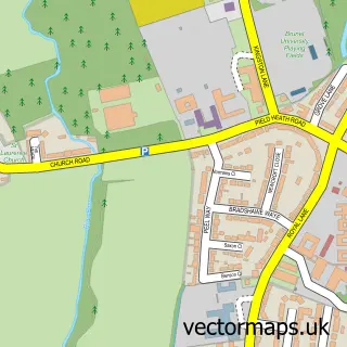 Street map sample of Pield Heath, Greater London