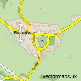 Street map sample of Pitcairngreen, Perth and Kinross