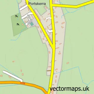 Street map sample of Portskerra, Sutherland