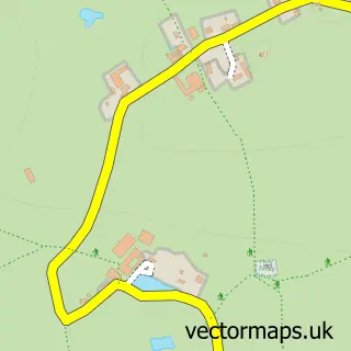 Street map sample of Preston Wynne, Herefordshire