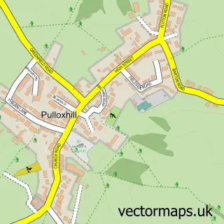 Street map sample of Pulloxhill, Bedfordshire