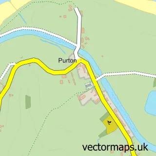 Street map sample of Purton, Gloucestershire