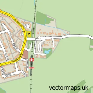 Street map sample of Radley, Oxfordshire