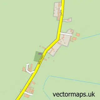 Street map sample of Ragnall, Nottinghamshire