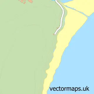 Street map sample of Rascarrel, The Stewartry of Kirkcudbright