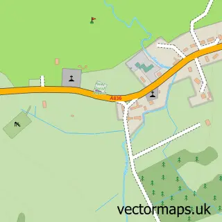 Street map sample of Reay, Caithness