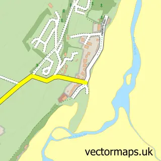Street map sample of Red Wharf Bay, Gwynedd