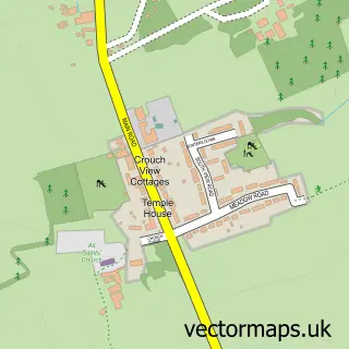 Street map sample of Rettendon, Essex