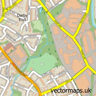 Street map sample of Rowley Regis, West Midlands