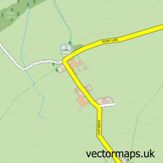 Street map sample of Roxby, North Yorkshire