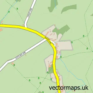 Street map sample of Rudge, Somerset
