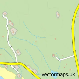 Street map sample of Ruisigearraidh, Western Isles