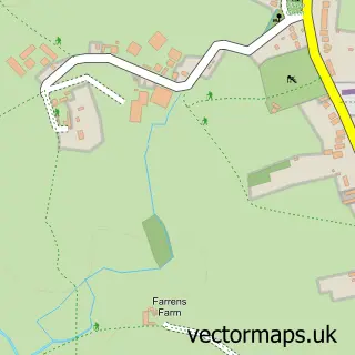 Street map sample of Sandhurst, Gloucestershire