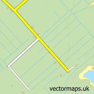 Street map sample of Sarclet, Caithness
