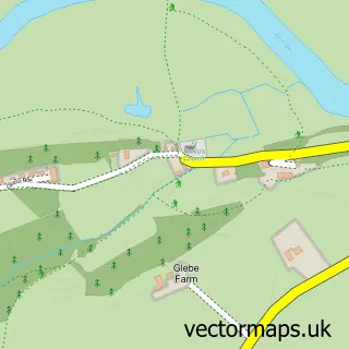 Street map sample of Sellack, Herefordshire