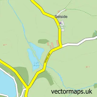 Street map sample of Selside, Cumbria