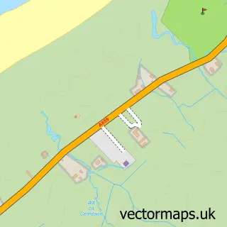 Street map sample of Sgarasta, Western Isles