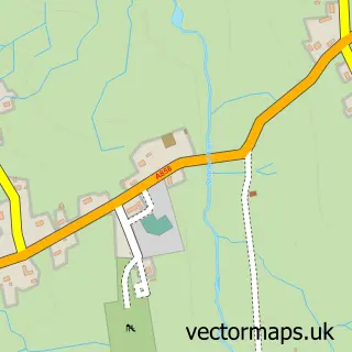 Street map sample of Siabost, Western Isles