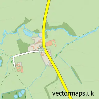 Street map sample of Silvington, Shropshire