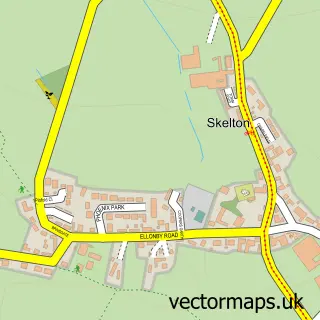 Street map sample of Skelton, Cumbria