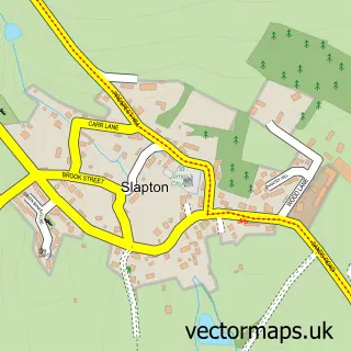 Street map sample of Slapton, Devon